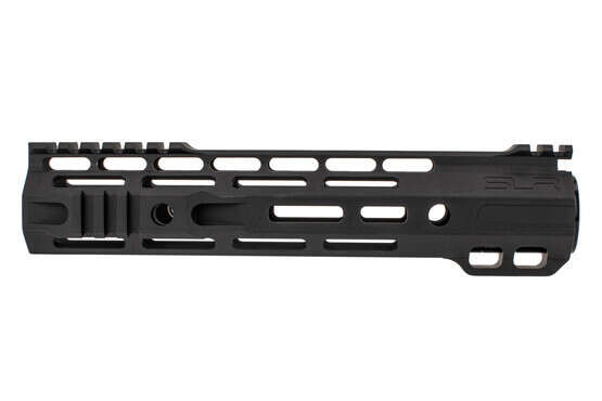 SLR Rifleworks M-LOK Ion Hybrid Duty rail is 9.5" for AR15 with black anodized finish and interrupted top rail